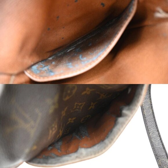 LOUIS VUITTON Danube Shoulder Bag Monogram Leather Brown France M45266 30EF717 - Picture 14 of 16